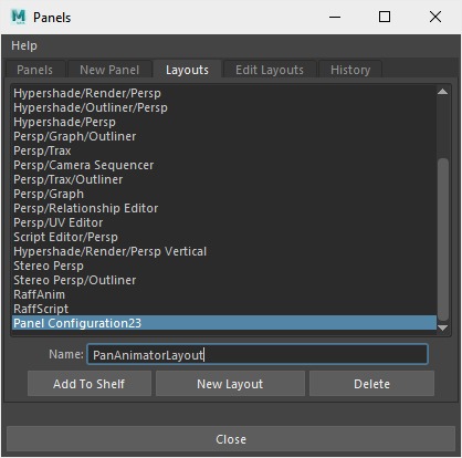 panel editor
