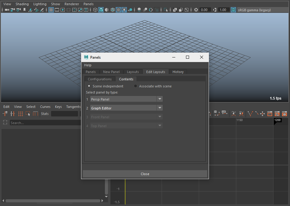 panel editor